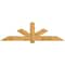Ekena Millwork Kennewick Rough Sawn Timber Gable Bracket, Western Red Cedar, 84"W x 24"H x 6"D x 6"F, 7/12 Pitch GBW084X24X0606KEN00RWR - alternate 1
